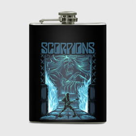 Фляга с принтом Scorpions в Ухте, металлический корпус | емкость 0,22 л, размер 125 х 94 мм. Виниловая наклейка запечатывается полностью | klaus meine | live in munich | return to forever | rock music | scorpions | you like | клаус майне | маттиас ябс | рудольф шенкер | скорпионз