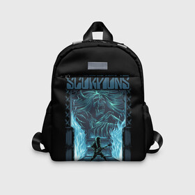 Детский рюкзак 3D с принтом Scorpions в Ухте, 100% полиэстер | лямки с регулируемой длиной, сверху петелька, чтобы рюкзак можно было повесить на вешалку. Основное отделение закрывается на молнию, как и внешний карман. Внутри дополнительный карман. По бокам два дополнительных кармашка | klaus meine | live in munich | return to forever | rock music | scorpions | you like | клаус майне | маттиас ябс | рудольф шенкер | скорпионз