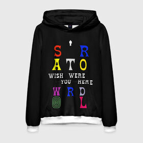 Мужская толстовка 3D с принтом ASTROWORLD в Ухте, 100% полиэстер | двухслойный капюшон со шнурком для регулировки, мягкие манжеты на рукавах и по низу толстовки, спереди карман-кенгуру с мягким внутренним слоем. | 21 savage | astroworld | hip hop | juice wrld | quavo | rap | the weeknd | travis scott | астроворд | астроворлд | джеймс блейк | дрейк | кид кади | реп | рэп | стиви уандер | тревис скот | фрэнк оушен