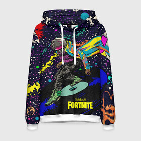 Мужская толстовка 3D с принтом TRAVIS SCOTT+FORTNITE в Ухте, 100% полиэстер | двухслойный капюшон со шнурком для регулировки, мягкие манжеты на рукавах и по низу толстовки, спереди карман-кенгуру с мягким внутренним слоем. | america | astro jack | astroworld | cactus jack | fortnite | fortnite 2 | fortnite х | rap | travis scott | usa | wish you were here | америка | астро джек | зарубежный реп | кактус джек | реп | сша | трэвис скотт | фортнайт | фортнайт 2