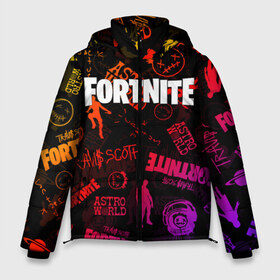 Мужская зимняя куртка 3D с принтом TRAVIS SCOTT+FORTNITE в Ухте, верх — 100% полиэстер; подкладка — 100% полиэстер; утеплитель — 100% полиэстер | длина ниже бедра, свободный силуэт Оверсайз. Есть воротник-стойка, отстегивающийся капюшон и ветрозащитная планка. 

Боковые карманы с листочкой на кнопках и внутренний карман на молнии. | Тематика изображения на принте: america | astro jack | astroworld | cactus jack | fortnite | fortnite 2 | fortnite х | rap | travis scott | usa | wish you were here | америка | астро джек | зарубежный реп | кактус джек | реп | сша | трэвис скотт | фортнайт | фортнайт 2