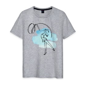 Мужская футболка хлопок художественная гимнастика: в Ухте, 100% хлопок | прямой крой, круглый вырез горловины, длина до линии бедер, слегка спущенное плечо. | гимнастика | гимнастка | девушка | танец | художественная гимнастика