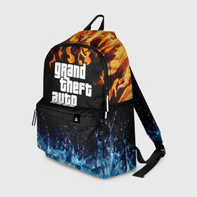 Рюкзак 3D с принтом GTA в Ухте, 100% полиэстер | лямки с регулируемой длиной, сверху петелька, чтобы рюкзак можно было повесить на вешалку. Основное отделение закрывается на молнию, как и внешний карман. Внутри два дополнительных кармана, один из которых закрывается на молнию. По бокам два дополнительных кармашка | grand theft auto 2 | grand theft auto 3 | grand theft auto v | grand theft auto: san andreas | grand theft auto: vice city | gta 1 | gta 2 | gta 3 | gta 4 | gta 5 | gta online | gta v | город | игры