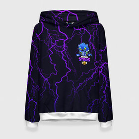 Женская толстовка 3D с принтом Brawl Stars LEON в Ухте, 100% полиэстер  | двухслойный капюшон со шнурком для регулировки, мягкие манжеты на рукавах и по низу толстовки, спереди карман-кенгуру с мягким внутренним слоем. | 8 bit | 8 бит | bibi | brawl | brawl stars | crow | leon | spike | sprout | stars | бравл | бравл старс | браво старс | игра | компьютерная | кров | леон | онлайн | старс