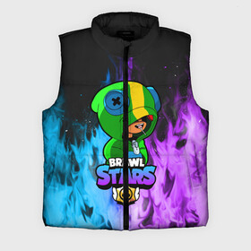 Мужской жилет утепленный 3D Brawl Stars LEON: в Ухте,  |  | 8 bit | 8 бит | bibi | brawl | brawl stars | crow | leon | spike | sprout | stars | бравл | бравл старс | браво старс | игра | компьютерная | кров | леон | огонь | онлайн | старс