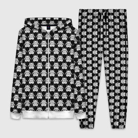 Женский костюм 3D с принтом Узор 2020 в Ухте,  |  | black | covid 19 | mask | pandemic | pattern | virus | white | белый | вирус | коронавирус | противогаз | узор | черный | эпидемия
