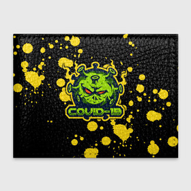 Обложка для студенческого билета Covid 19: в Ухте, натуральная кожа | Размер: 11*8 см; Печать на всей внешней стороне | 2019 ncov | covid 19 | pandemic | philippines | вирус | вспышка | китай | корона вирус | коронавирус | сизод | ухань | уханьский | эпидемия