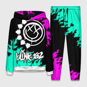 Женский костюм 3D (с толстовкой) с принтом Blink 182 (5) в Ухте,  |  | blink | music | rock | блинк | музыка | рок