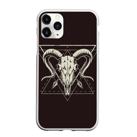 Чехол для iPhone 11 Pro матовый с принтом Культ в Ухте, Силикон |  | demon | devil | fashion | goat | hell | horror | monster | satan | skull | style | ад | демон | дьявол | козёл | мода | монстр | сатана | стиль | ужас | череп