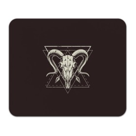 Коврик для мышки прямоугольный с принтом Культ в Ухте, натуральный каучук | размер 230 х 185 мм; запечатка лицевой стороны | demon | devil | fashion | goat | hell | horror | monster | satan | skull | style | ад | демон | дьявол | козёл | мода | монстр | сатана | стиль | ужас | череп