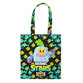 Сумка 3D повседневная с принтом Brawl Stars SPROUT. в Ухте, 100% полиэстер | Плотность: 200 г/м2; Размер: 34×35 см; Высота лямок: 30 см | bibi | brawl stars | crow | leon | leon shark | max | mecha crow | mr.p | sally leon | shark | sprout | virus 8 bit | берли | биби | бравл старс | вирус 8 бит | ворон | леон | макс | мешх | спроут | сэли леон