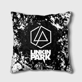 Подушка 3D с принтом LINKIN PARK [2] в Ухте, наволочка – 100% полиэстер, наполнитель – холлофайбер (легкий наполнитель, не вызывает аллергию). | состоит из подушки и наволочки. Наволочка на молнии, легко снимается для стирки | linkin | linkin park | music | park | rock | линкин | линкин парк | музыка | парк | рок