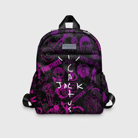 Детский рюкзак 3D с принтом TRAVIS SCOTT CACTUS JACK. в Ухте, 100% полиэстер | лямки с регулируемой длиной, сверху петелька, чтобы рюкзак можно было повесить на вешалку. Основное отделение закрывается на молнию, как и внешний карман. Внутри дополнительный карман. По бокам два дополнительных кармашка | astronomical | astroworld | cactus jack | fortnite | jack boys | la flame | rodeo | travis scott | кактус джек | пламя | трэвис скотт | фортнайт