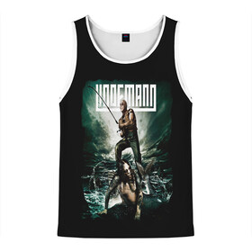 Мужская майка 3D с принтом LINDEMANN в Ухте, 100% полиэстер | круглая горловина, приталенный силуэт, длина до линии бедра. Пройма и горловина окантованы тонкой бейкой | germany | metal | music | punk | rammstein | rock | линдеманн | метал | музыка | панк | рамштайн | рок | тиль