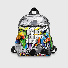 Детский рюкзак 3D с принтом GTA в Ухте, 100% полиэстер | лямки с регулируемой длиной, сверху петелька, чтобы рюкзак можно было повесить на вешалку. Основное отделение закрывается на молнию, как и внешний карман. Внутри дополнительный карман. По бокам два дополнительных кармашка | black flag | brotherhood | chronicles | creed | game | origins | revelations | rogue | syndicate | unity | альтаир | ассасин | игры | кинжал | пираты