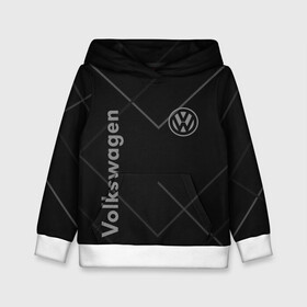 Детская толстовка 3D с принтом VOLKSWAGEN. в Ухте, 100% полиэстер | двухслойный капюшон со шнурком для регулировки, мягкие манжеты на рукавах и по низу толстовки, спереди карман-кенгуру с мягким внутренним слоем | abstract | auto | brand | car | geometry | sport | texture | volkswagen | абстракция | авто | автомобильные | бренд | геометрия | классика | машины | модные | спорт | стиль | текстура | фольксваген