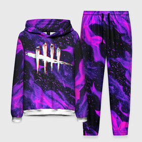 Мужской костюм 3D (с толстовкой) с принтом DEAD BY DAYLIGHT в Ухте,  |  | Тематика изображения на принте: dbd | dead by daylight | survival horror | дбд | мертвы к рассвету