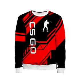 Детский свитшот 3D с принтом CS GO в Ухте, 100% полиэстер | свободная посадка, прямой крой, мягкая тканевая резинка на рукавах и понизу свитшота | Тематика изображения на принте: astralis | awp | counter strike | cs go | cs go global offensive | cs:go | faze clan | hyper beast | team liquid | астралис | кс го | тим ликвид | фейз клан | хайпер бист