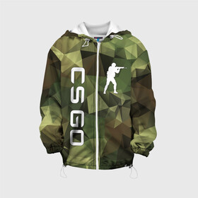 Детская куртка 3D с принтом CS GO CAMOUFLAGE в Ухте, 100% полиэстер | застежка — молния, подол и капюшон оформлены резинкой с фиксаторами, по бокам — два кармана без застежек, один потайной карман на груди, плотность верхнего слоя — 90 г/м2; плотность флисового подклада — 260 г/м2 | Тематика изображения на принте: astralis | awp | counter strike | cs go | cs go global offensive | cs:go | faze clan | hyper beast | team liquid | астралис | кс го | тим ликвид | фейз клан | хайпер бист