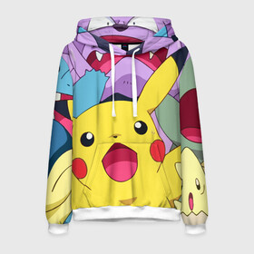 Мужская толстовка 3D с принтом Pokemon bros в Ухте, 100% полиэстер | двухслойный капюшон со шнурком для регулировки, мягкие манжеты на рукавах и по низу толстовки, спереди карман-кенгуру с мягким внутренним слоем. | Тематика изображения на принте: anime. japan | pokemon | pokemons | анимэ | арт | мультфильм | мультфильмы | пика | пикачу | покемон | покемоны | рисунок