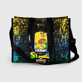 Сумка-шоппер 3D с принтом BRAWL STARS LEON SKINS в Ухте, 100% полиэстер | застегивается на металлическую кнопку; внутренний карман застегивается на молнию. Стенки укреплены специальным мягким материалом, чтобы защитить содержимое от несильных ударов
 | bibi | brawl stars | coach mike | crow | leon | leon shark | max | mecha crow | mr.p | phoenix | sally leon | spike | sprout | unicorn | virus 8 bit | werewolf | ворон | оборотень | пингвин