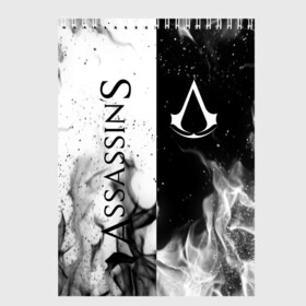 Скетчбук ASSASSIN`S CREED: в Ухте, 100% бумага
 | 48 листов, плотность листов — 100 г/м2, плотность картонной обложки — 250 г/м2. Листы скреплены сверху удобной пружинной спиралью | crow | slayer | valhalla | vikings | асасин | ассасин крид | ассассин | вальхалла | викинги | ворон | тамплиеры