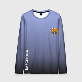 Мужской лонгслив 3D с принтом Barcelona в Ухте, 100% полиэстер | длинные рукава, круглый вырез горловины, полуприлегающий силуэт | Тематика изображения на принте: atletico | barcelona | borussia | chelsea | cristiano | football | juventus | manchester city | manchester united | messi | real madrid | ronaldo | sport | спорт | футбол