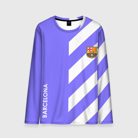 Мужской лонгслив 3D с принтом Barcelona в Ухте, 100% полиэстер | длинные рукава, круглый вырез горловины, полуприлегающий силуэт | Тематика изображения на принте: atletico | barcelona | borussia | chelsea | cristiano | football | juventus | manchester city | manchester united | messi | real madrid | ronaldo | sport | спорт | футбол