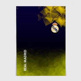 Постер с принтом Real Madrid в Ухте, 100% бумага
 | бумага, плотность 150 мг. Матовая, но за счет высокого коэффициента гладкости имеет небольшой блеск и дает на свету блики, но в отличии от глянцевой бумаги не покрыта лаком | atletico | barcelona | borussia | chelsea | cristiano | football | juventus | manchester city | manchester united | messi | real madrid | ronaldo | sport | спорт | футбол