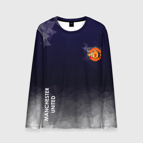 Мужской лонгслив 3D с принтом Manchester United в Ухте, 100% полиэстер | длинные рукава, круглый вырез горловины, полуприлегающий силуэт | Тематика изображения на принте: atletico | barcelona | borussia | chelsea | cristiano | football | juventus | manchester city | manchester united | messi | real madrid | ronaldo | sport | спорт | футбол