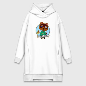 Платье-худи хлопок с принтом Tom Nook в Ухте,  |  | animal crossing | isabelle | tom nook | энимал кроссинг