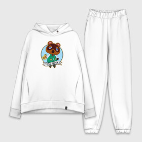 Женский костюм хлопок Oversize с принтом Tom Nook в Ухте,  |  | animal crossing | isabelle | tom nook | энимал кроссинг