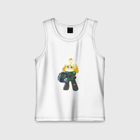 Детская майка хлопок с принтом Animal Crossing в Ухте,  |  | animal crossing | isabelle | tom nook | энимал кроссинг