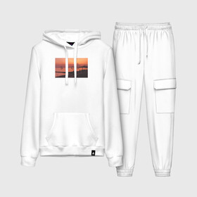 Женский костюм хлопок (с толстовкой) с принтом BEACH в Ухте,  |  | sochi | закат | пляж | сочи