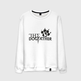 Мужской свитшот хлопок с принтом The Dogfather в Ухте, 100% хлопок |  | amimals | dog | doggy | woof | арт | боксер | бульдог | бультерьер | волк | гав | доберман | дог | долматинец | друг | животные | йорк | картинка | мопс | овчарка | пёс | песик | питомец | пудель | рисунок | сенбернар