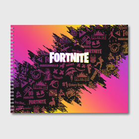 Альбом для рисования с принтом FORTNITE PARTY EVENT в Ухте, 100% бумага
 | матовая бумага, плотность 200 мг. | Тематика изображения на принте: deadmau5 | fortnite | fortnite 2 | fortnite x маршмелло | ikonik | marshmello | ninja | ninja streamer | raven | travis scott | ворон | иконик | ниндзя | пили | рейвен | трэвис скотт | фортнайт