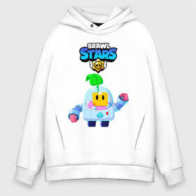 Мужское худи Oversize хлопок с принтом BRAWL STARS SPROUT в Ухте, френч-терри — 70% хлопок, 30% полиэстер. Мягкий теплый начес внутри —100% хлопок | боковые карманы, эластичные манжеты и нижняя кромка, капюшон на магнитной кнопке | bibi | brawl stars | coach mike | crow | leon | leon shark | max | mecha crow | mr.p | phoenix | sally leon | sandy | spike | sprout | tara | unicorn | virus 8 bit | werewolf | ворон | оборотень