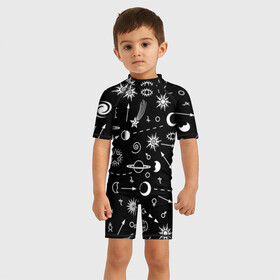 Детский купальный костюм 3D Космос: в Ухте, Полиэстер 85%, Спандекс 15% | застежка на молнии на спине | alien | galaxy | moon | nasa | pattern | space | star | sun | ufo | астрономия | звезды | космонавтика | космос | луна | наса | нло | паттерн | пришельцы