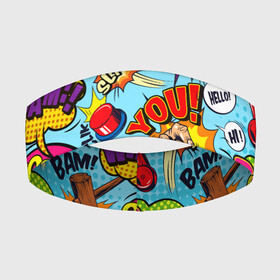 Повязка на голову 3D COMICS ART: в Ухте,  |  | comics | stickerbombing | газета. | комикс | комиксы | мультики | стикербомбинг | текстура | узор