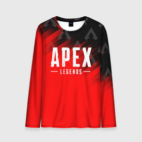 Мужской лонгслив 3D с принтом APEX LEGENDS в Ухте, 100% полиэстер | длинные рукава, круглый вырез горловины, полуприлегающий силуэт | Тематика изображения на принте: apex | apex legends | battle | battle royal | bloodhound | titanfall | wraith | апекс | апекс легендс | батл рояль | битва | война | каустик | королевская битва