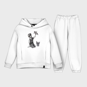 Детский костюм хлопок Oversize с принтом BANKSY в Ухте,  |  | banksy | medicine | бэнкси | вирус | врачи | доктора | коронавирус | медицина | пандемия | супер герои