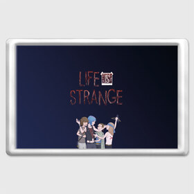 Магнит 45*70 Life is strange!: в Ухте, Пластик | Размер: 78*52 мм; Размер печати: 70*45 | life is strange | арт | графика | игры | макс | хлоя