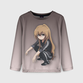 Детский лонгслив 3D Аниме девочка на кортах в Адидасе: в Ухте, 100% полиэстер | длинные рукава, круглый вырез горловины, полуприлегающий силуэт
 | аниме | девушка | спорт