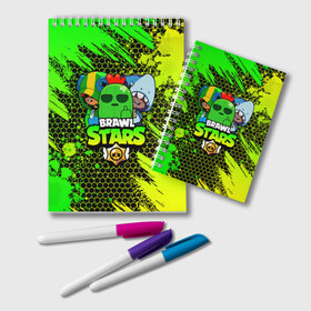 Блокнот с принтом Brawl Stars TRIO в Ухте, 100% бумага | 48 листов, плотность листов — 60 г/м2, плотность картонной обложки — 250 г/м2. Листы скреплены удобной пружинной спиралью. Цвет линий — светло-серый
 | 8 bit | 8 бит | bibi | brawl | brawl stars | crow | leon | spike | sprout | stars | бравл | бравл старс | браво старс | игра | компьютерная | кров | леон | онлайн | старс