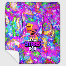 Плед с рукавами с принтом BRAWL STARSSANDY в Ухте, 100% полиэстер | Закругленные углы, все края обработаны. Ткань не мнется и не растягивается. Размер 170*145 | 8 | 8 bit | bibi | brawl stars | brock | bull | crow | dinomike | el primo | leon | mobile game | mr.p | nita | poko | ricochet | stars | tara | бравл старс | ворон | леон | мобильные игры