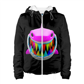 Женская куртка 3D с принтом 6IX9INE- GOOBA в Ухте, ткань верха — 100% полиэстер, подклад — флис | прямой крой, подол и капюшон оформлены резинкой с фиксаторами, два кармана без застежек по бокам, один большой потайной карман на груди. Карман на груди застегивается на липучку | 6ix9ine | 6ix9ine  gooba | gooba | акула | сикснайн | сиксти найн | сиксти найн репер | такаши | текаши | текаши сикснайн