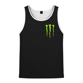 Мужская майка 3D с принтом MONSTER ENERGY в Ухте, 100% полиэстер | круглая горловина, приталенный силуэт, длина до линии бедра. Пройма и горловина окантованы тонкой бейкой | black monster | bmx | claw | cybersport | energy | monster | monster energy | moto | motocross | race | sport | киберспорт | когти | монстер энерджи | монстр | мото | мотокросс | ралли | скейтбординг | спорт | т | энергия