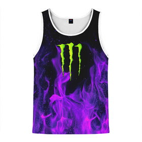 Мужская майка 3D с принтом MONSTER ENERGY в Ухте, 100% полиэстер | круглая горловина, приталенный силуэт, длина до линии бедра. Пройма и горловина окантованы тонкой бейкой | black monster | bmx | claw | cybersport | energy | monster | monster energy | moto | motocross | race | sport | киберспорт | когти | монстер энерджи | монстр | мото | мотокросс | ралли | скейтбординг | спорт | т | энергия