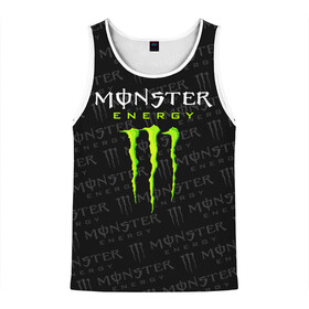 Мужская майка 3D с принтом MONSTER ENERGY в Ухте, 100% полиэстер | круглая горловина, приталенный силуэт, длина до линии бедра. Пройма и горловина окантованы тонкой бейкой | black monster | bmx | claw | cybersport | energy | monster | monster energy | moto | motocross | race | sport | киберспорт | когти | монстер энерджи | монстр | мото | мотокросс | ралли | скейтбординг | спорт | т | энергия