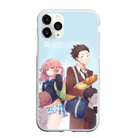 Чехол для iPhone 11 Pro матовый с принтом Форма голоса в Ухте, Силикон |  | a silent voice | anime | koe no katachi | аниме | форма голоса
